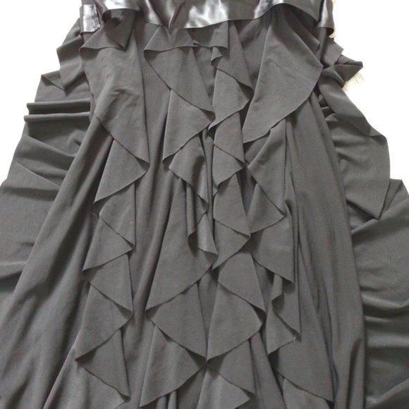 Cache Ruffled Little Black Dress - Picture 7 of 10